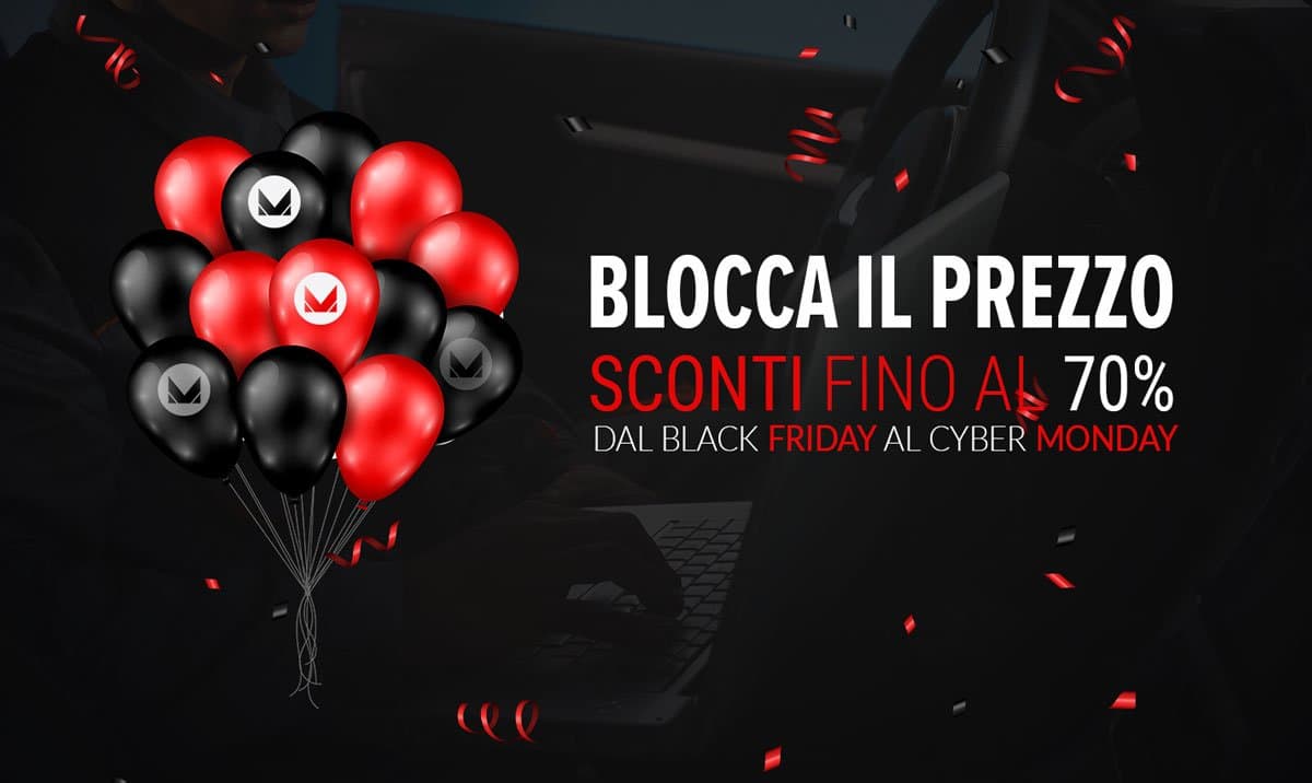 BLOCCA IL PREZZO dal Black Friday al Cyber