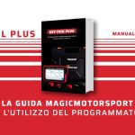 red and white background with the official Key Tool Plus guide - a black book - in the front